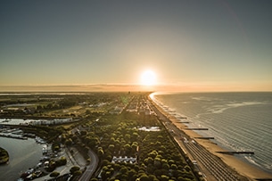 Jesolo con bambini, la costa