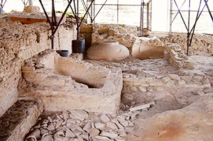 Tortoreto con bambini, la Domus Muracche