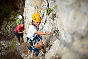 Sentieri tematici in Tirolo e Baby Trekking, Vie ferrate per famiglie Gola della Galizia