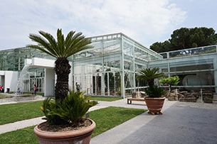 Orto botanico di Padova con bambini