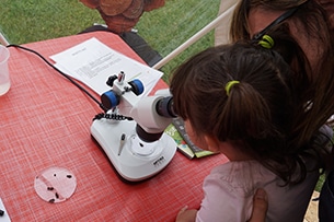 Orto botanico di Padova con bambini