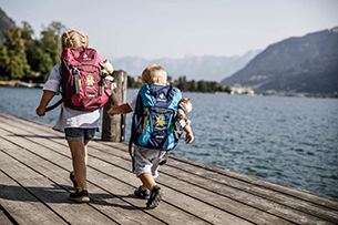 Kinderhotel, estate di giochi nella natura: lago