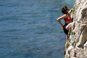 Finale Ligure per bambini, arrampicate