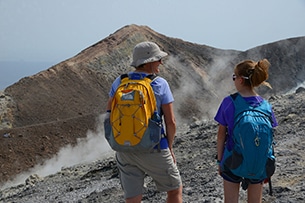 Isole Eolie: escursioni vulcani, Vulcano, gran cratere