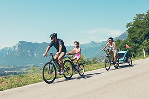 Estate alle Terme di Comano con i bambini, in bici