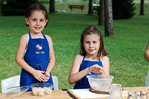 Estate alle Terme di Comano con i bambini, fattori per un giorno