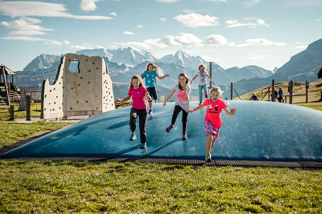 Alta Badia con bambini. Moviment, i parchi gioco dell'estate Familygo