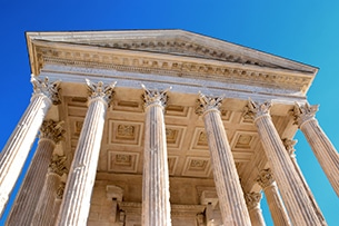 Museo della Romanità Nimes, il tempio Maison Carrèe