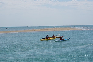 Glamping a Bibione, il Capalonga Village, spiaggia