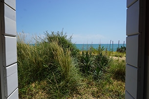 Glamping a Bibione, vista del mare