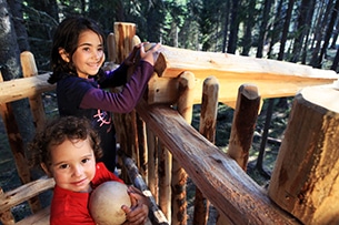 Attrazioni Hall wattens per bambini estate, Bosco delle sfere