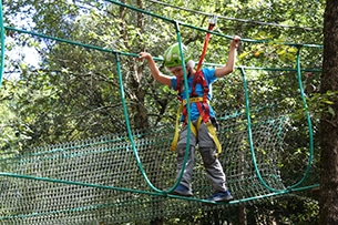 Toscana, weekend in Val di Chiana con i bambini, Parco Avventura Saltalbero