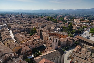 Weekend a Gubbio con i bambini, vista dal campanile