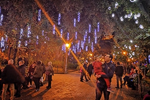 Luminarie Salerno, Villa Comunale