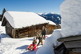 Natale in Osttirol, slittino