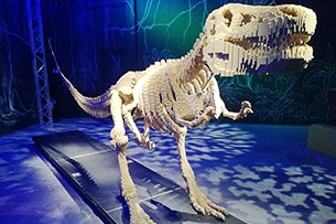 Mostra Lego a Torino, The Art of the Brick, il dinosauro