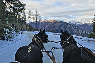 Il sentiero dell’Avvento nel Katschberg, carrozza