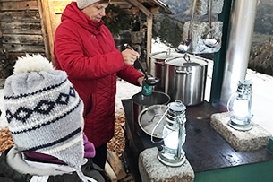 Il sentiero dell’Avvento nel Katschberg, tè caldo