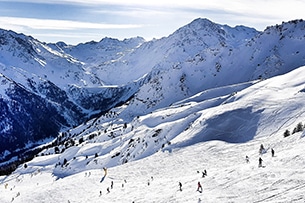 Vallese inverno con bambini, Nendaz, piste