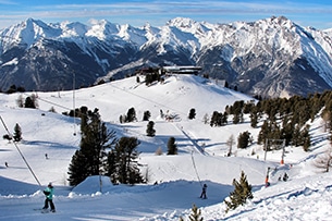 Vallese inverno con bambini, Nendaz, piste