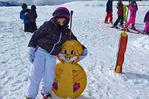 Vallese inverno con bambini, Nendaz, sulle piste