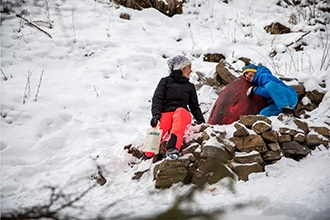 Sentieri tematici sulla neve, Trentino La foresta dei Draghi sul Latemar