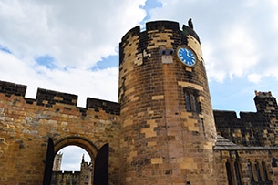 Il castello di Alnwick