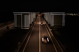 Escursioni da Amsterdam, la diga di Afsluitdijk di notte