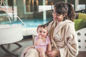 Family hotel in Alto Adige, Cavallino Bianco Family Spa Grand Hotel, benessere baby