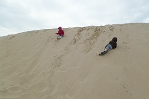 Faro Danimarca con i bambini, faro di Rubjerg Knude a Lonstrup