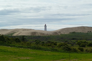 Faro Danimarca con i bambini, faro di Rubjerg Knude a Lonstrup 