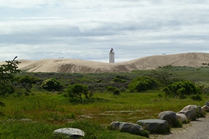 Faro Danimarca con i bambini, faro di Rubjerg Knude a Lonstrup 