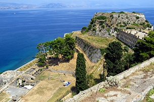 Corfù con i bambini, la fortezza