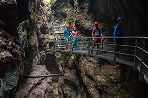 Trentino in primavera con i bambini, Canyon Rio Sass