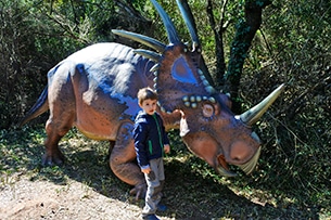 Mostra dinosauri a Fiumicino, Dinosauri in carne ed ossa