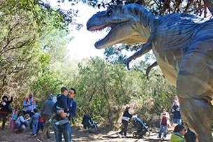 Mostra dinosauri a Fiumicino, Dinosauri in carne ed ossa