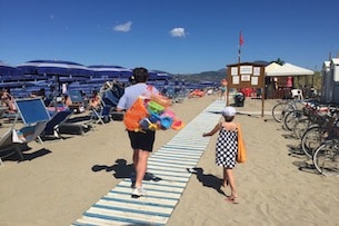 Spiagge del Cilento, passerella