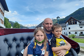 Estate al Cavallino Bianco di Ortisei, passeggiata in carrozza