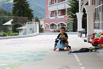 Estate al Cavallino Bianco di Ortisei, giochi bimbi