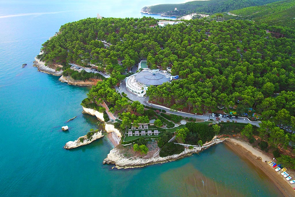 Family hotel per bambini Vieste, Gattarella Family Resort, veduta panoramica