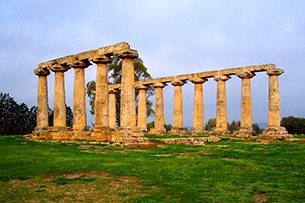 Basilicata mare con bambini, il sito archeologico di Metaponto