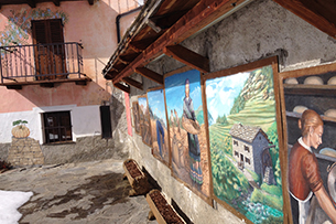 Passeggiate in montagna per bambini d'estate, Usseaux