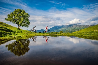 Parco del Monte Baldo in estate, avventure in MTB