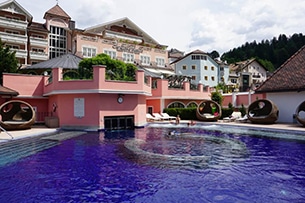 Estate al Cavallino Bianco di Ortisei, piscine