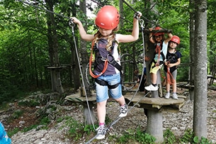 Forest Camp estate, parco avventura Sella Nevea