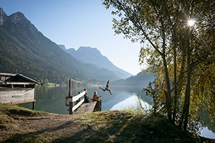 Laghi in Tirolo per una giornata in famiglia, Hintersteiner See