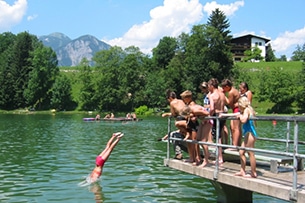 Laghi in Tirolo per una giornata in famiglia, Reither See