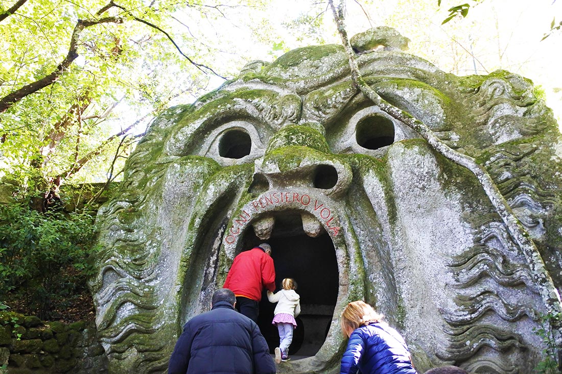 Bomarzo, Parco dei mostri, l'Orco