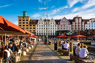 Viaggio alla scoperta dei Vichinghi in Norvegia, Bergen, mercato del pesce