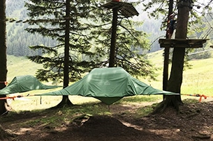 Pilatus con i bambini, Tree Tents